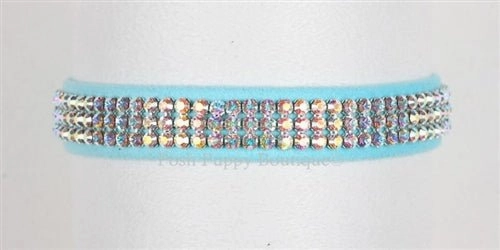 Susan Lanci AB Crystals Color Giltmore Ultrasuede Collars - Many Colors