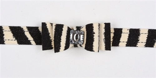 Susan Lanci Big Bow Collection Ultrasuede Collar in Many Colors