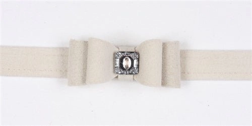 Susan Lanci Big Bow Collection Ultrasuede Collar in Many Colors
