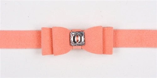 Susan Lanci Big Bow Collection Ultrasuede Collar in Many Colors