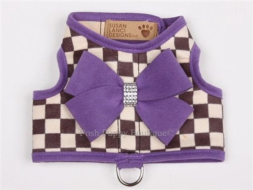 Susan Lanci Contrasting Trim Bailey Harnesses- Windsor Check Collection