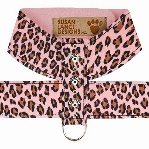 Susan Lanci Crystal Paw Tinkie Harness-Jungle Print Collection