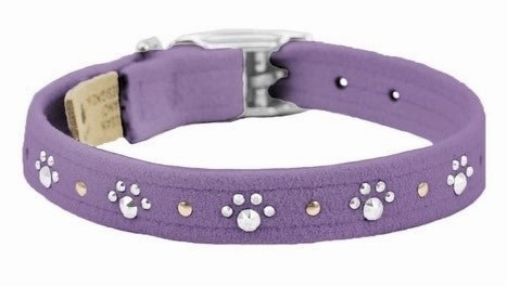Susan Lanci Crystal Paws Ultrasuede Collars in Many Colors