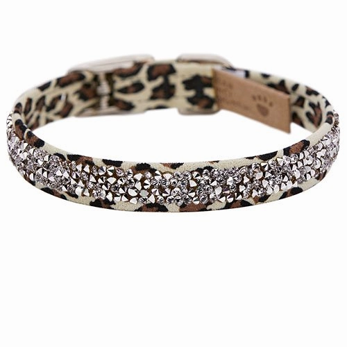 Susan Lanci Crystal Rocks Collar- Jungle Print Collection