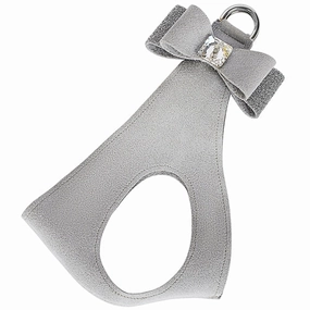 Susan Lanci Crystal Stellar Big Bow Step in Harness in Platinum