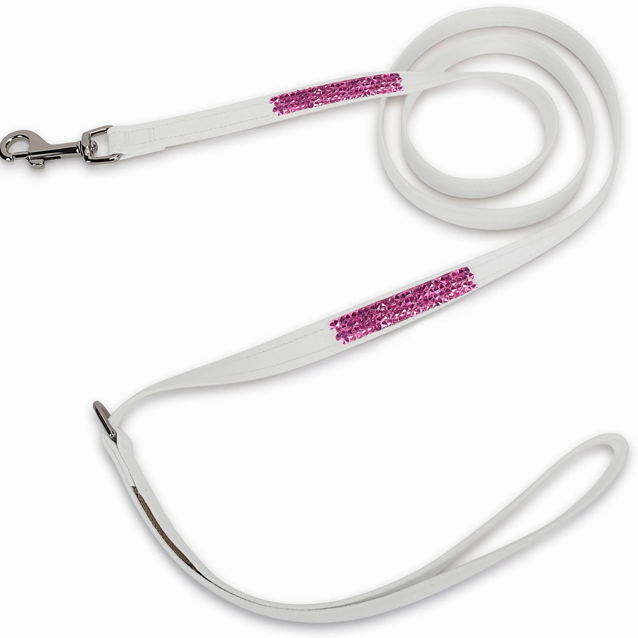 Susan Lanci Pink is Love Double Nouveau Bow with Pink Crystals