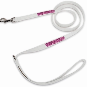 Susan Lanci Pink is Love Pink Crystal Rocks Leash