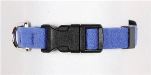 Susan Lanci Quick Release Plain Ultrasuede Dog Collars - in Many Colors