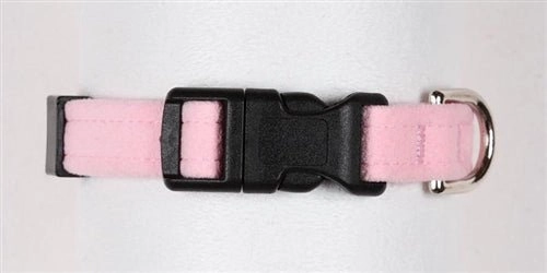 Susan Lanci Quick Release Plain Ultrasuede Dog Collars - in Many Colors
