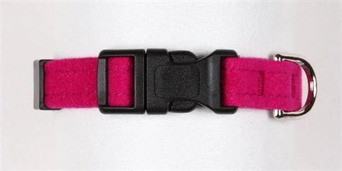 Susan Lanci Quick Release Plain Ultrasuede Dog Collars - in Many Colors