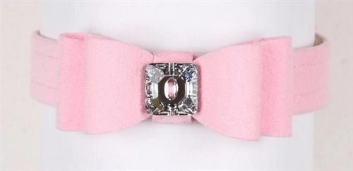 Susan Lanci Really Big Bow Ultrasuede Collars in Many Colors