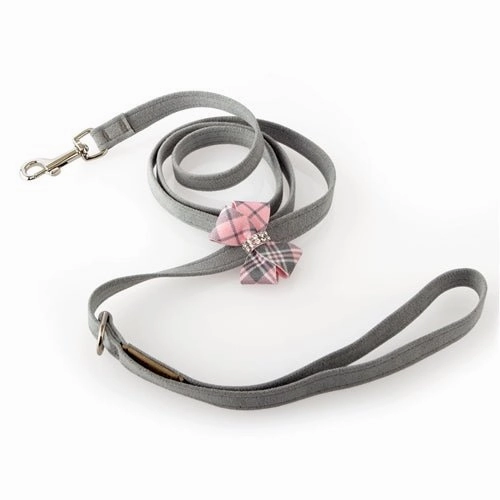 Susan Lanci Scotty Bailey Harness Puppy Pink Plaid