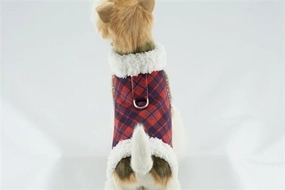Susan Lanci Scotty Bowzer - Chestnut Plaid