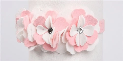 Susan Lanci Special Occasion Collar- Platinum or Puppy Pink