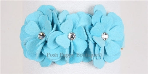 Susan Lanci Tinkie's Garden Ultrasuede Collar in Many Colors