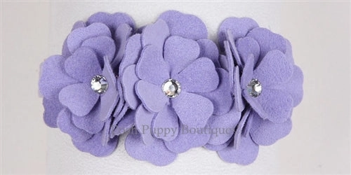 Susan Lanci Tinkie's Garden Ultrasuede Collar in Many Colors