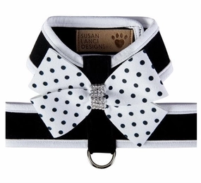 Susan Lanci Two Tone Polka Dot Nouveau Bow Tinkie Harness