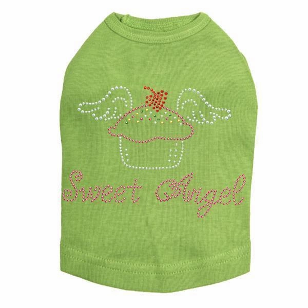 Sweet Angel Rhinestone Dog Tank