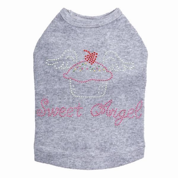 Sweet Angel Rhinestone Dog Tank