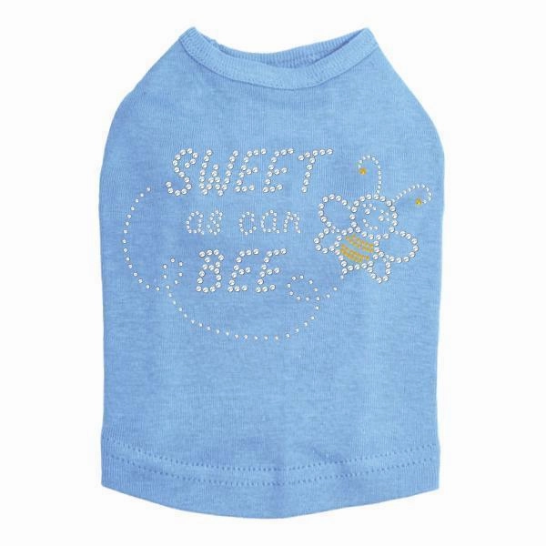 Sweet As Can Bee Rhinestone Dog Tank