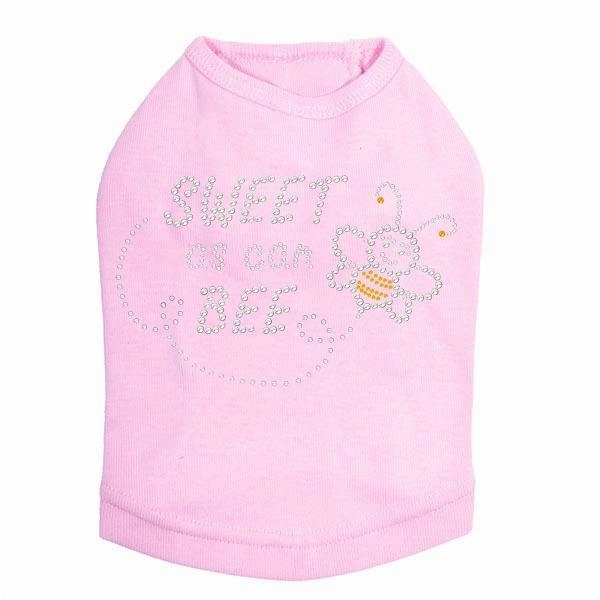 Sweet As Can Bee Rhinestone Dog Tank