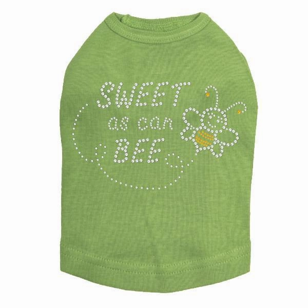 Sweet As Can Bee Rhinestone Dog Tank