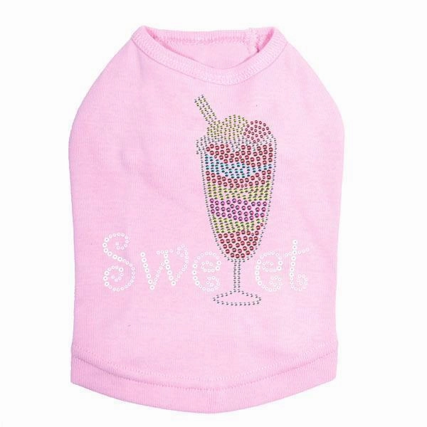 Sweet Parfait Rhinestone Dog Tank
