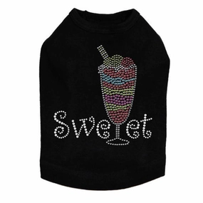 Sweet Parfait Rhinestone Dog Tank