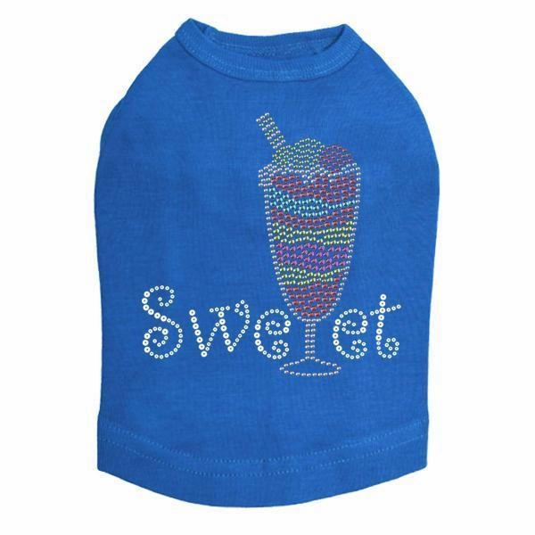 Sweet Parfait Rhinestone Dog Tank