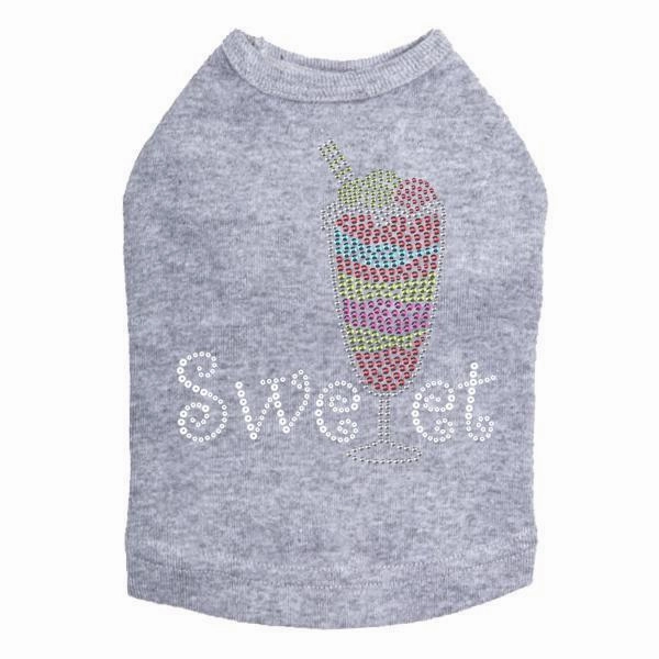 Sweet Parfait Rhinestone Dog Tank