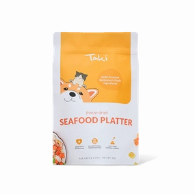 Taki Freeze Dried Treats for Dogs & Cats - Seafood Platter 50g
