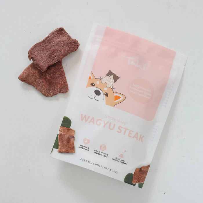 Taki Freeze Dried Treats for Dogs & Cats - Wagyu Steak 50g