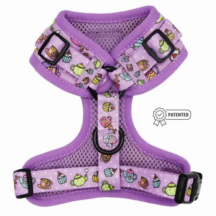 Tea Pawty Adjustable Dog Harness