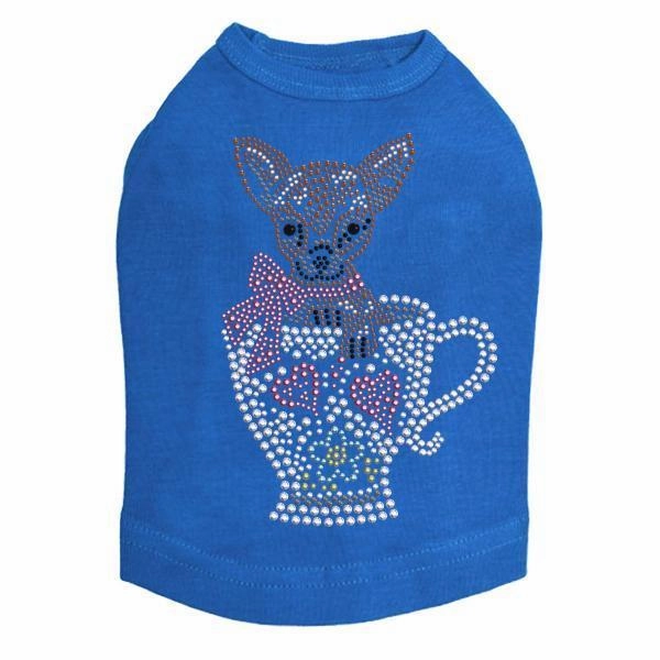 Teacup Chihuahua Rhinestone Dog Tank
