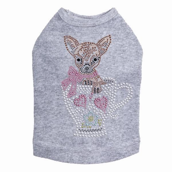 Teacup Chihuahua Rhinestone Dog Tank