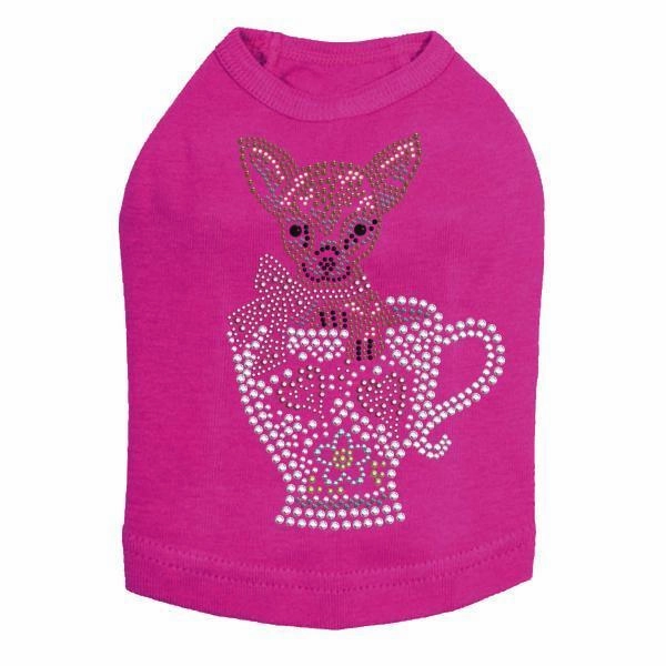 Teacup Chihuahua Rhinestone Dog Tank