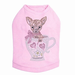 Teacup Chihuahua Rhinestone Dog Tank