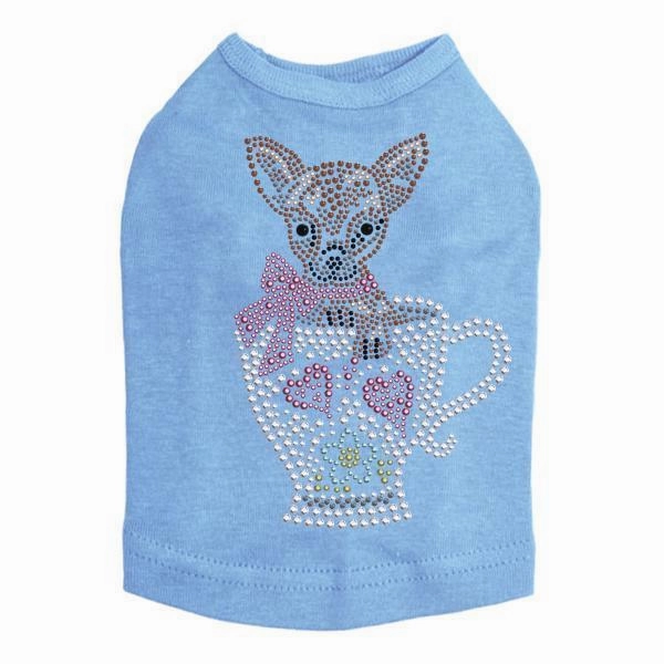Teacup Chihuahua Rhinestone Dog Tank