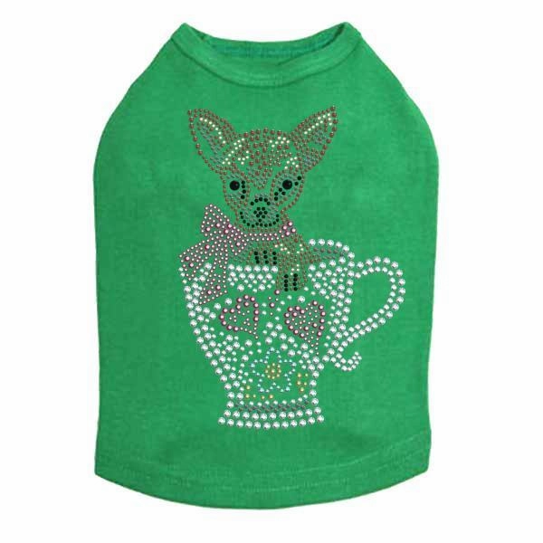 Teacup Chihuahua Rhinestone Dog Tank
