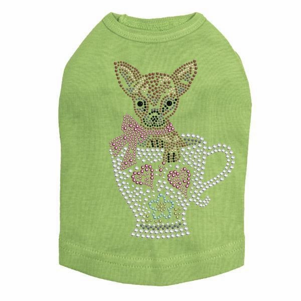 Teacup Chihuahua Rhinestone Dog Tank