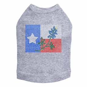 Texas Flag Rhinestone Dog Tank