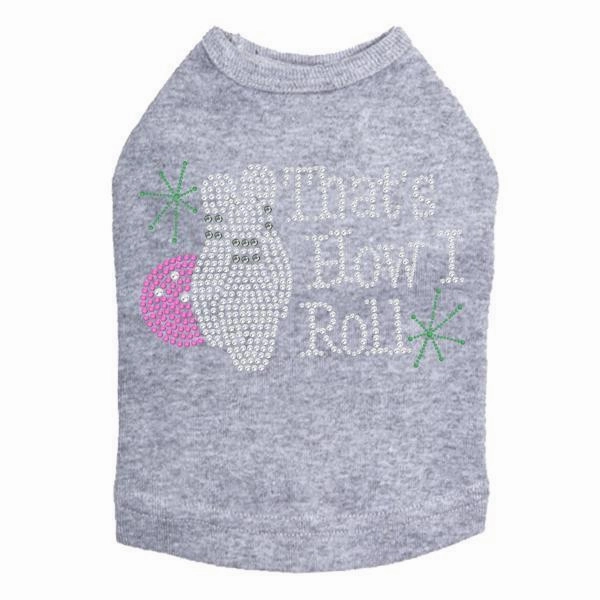 That's How I Roll Rhinestone Dog Tank
