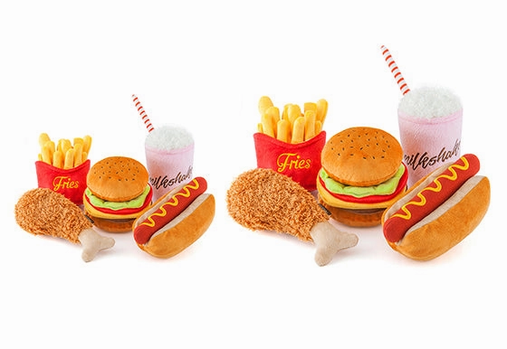 The American Classic Mini, Squeaky Plush Dog Toy