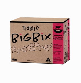 TidBits - Big Bix Beef Dog Treats (4kg)