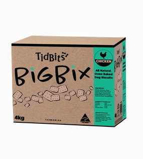 TidBits - Big Bix Chicken Dog Treats (4kg)