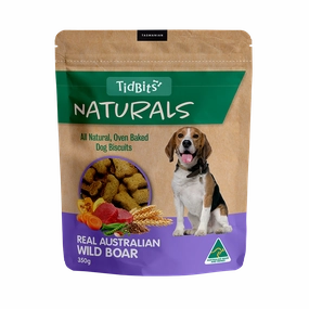 TidBits - Naturals Wild Boar Dog Biscuits (350g)