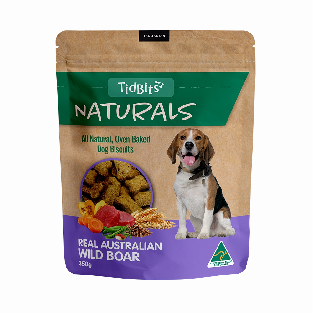 TidBits - Naturals Wild Boar Dog Biscuits (350g)