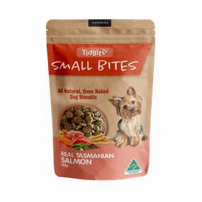 TidBits - Small Bites Salmon Dog Biscuits (180g)