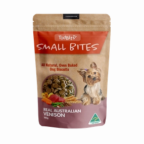TidBits - Small Bites Venison Dog Biscuits (180g)