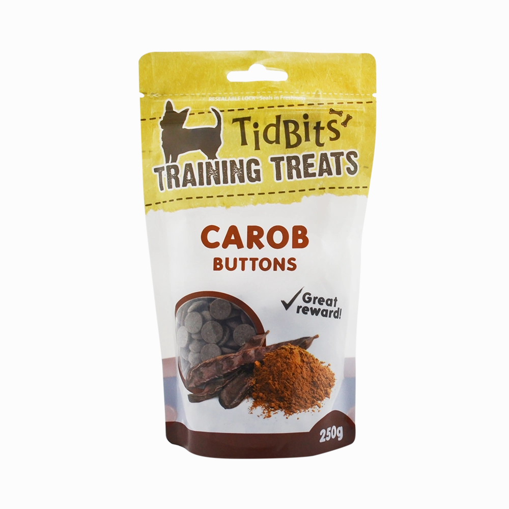 TidBits - Training Treats Carob Buttons (250g)